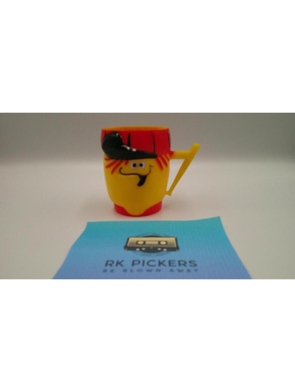 Vintage Pillsbury Funny Face Mug Lefty Lemon Advertising Plastic Cup USA C2